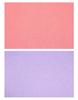 Miwaki Fabric Placemat for Boys and Elementary School Simple Design with Name Solid Salmon Pink and Lavender Muji PK PU Large Children, Girls,