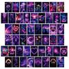 50 Purple Love Dream Wall Decorative Cards Postcards Greeting Cards Decorative Wall Cards