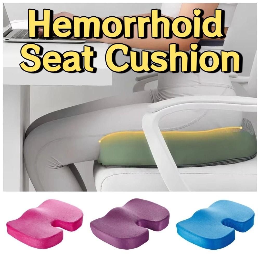 Non-slip Hemorrhoid Seat Cushion Slow Rebound Orthopedic Seat Cushion  for Home Office School