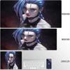 Jinx Anime Mouse Pad Pc Accessories Desk Protector Keyboard Mat NonSlip Deskmat Gamer Kawaii Cute Mouse Pads Gaming Mousepad