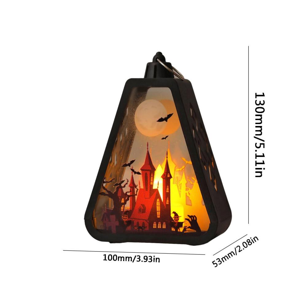 Halloween Pumpkin Lantern LED Flickering Portable