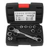 Ratcheting Wrench Socket Set Multifunctional Double Flex Head 72 Tooth Ratchet Wrench 14 19mm