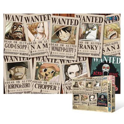 One Piece - Nova coleção Wanted - Quebra-cabeça de 1000 peças, quebra-cabeça coreano popular