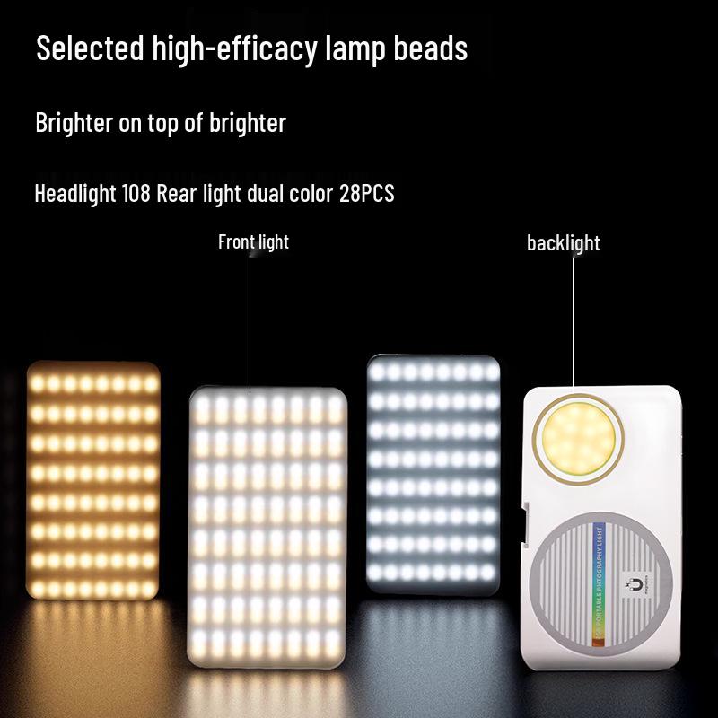 N19 Compact Triple-Color Magnetic Pocket Fill Light