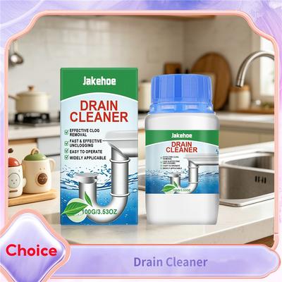 Drain Cleaner Sink Drain Remove Blockages Dissolve Oil Stain Eliminate Odors Cleaner Kitchen Toilet Pipe Choke Dredging Cleanser