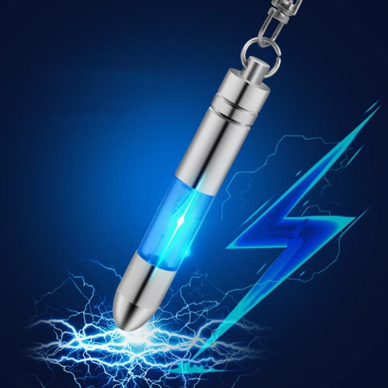 Human Body Static Eliminator High Voltage Anti-Static Keychain Tool Electrostatic Discharger for Car Door Handle Elevato