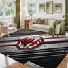 AC Milan Design Crystal Velvet Rug Soft Decorative Mat for Bedroom Entrance