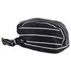 3 Pcs Unisex Kitchen Catering chef Skull Cap / Tie Back Hat Pirate Headwrap for Restaurant, Coffee
