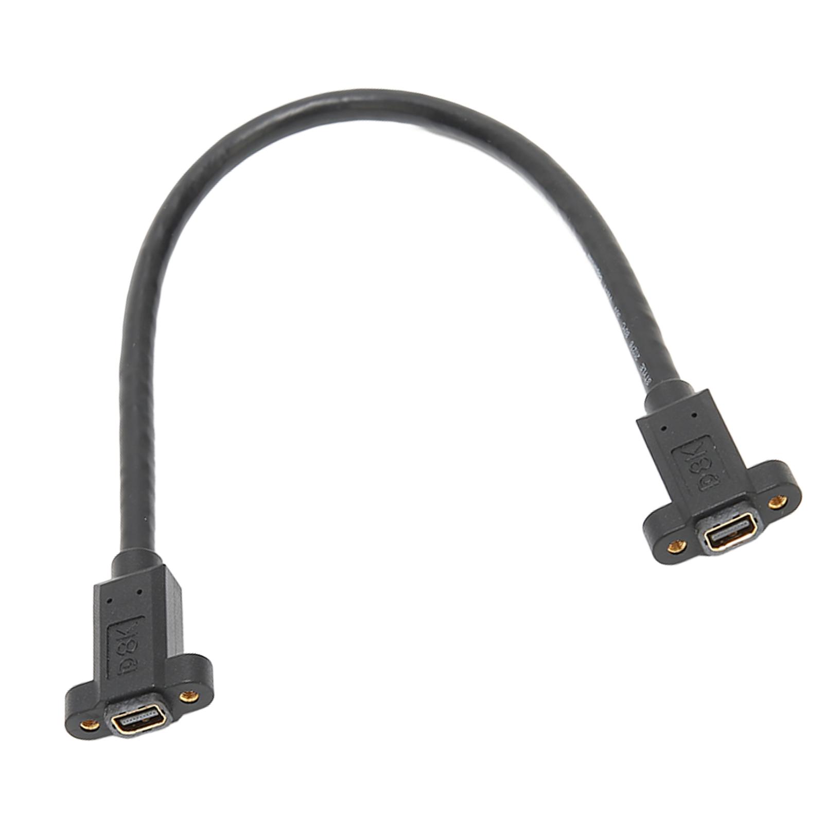 

Mini DP Cable 8K 60HZ 4K 144HZ Mounting Panel Mini Displayport Female to Mini Displayport Female Adapter 30cm