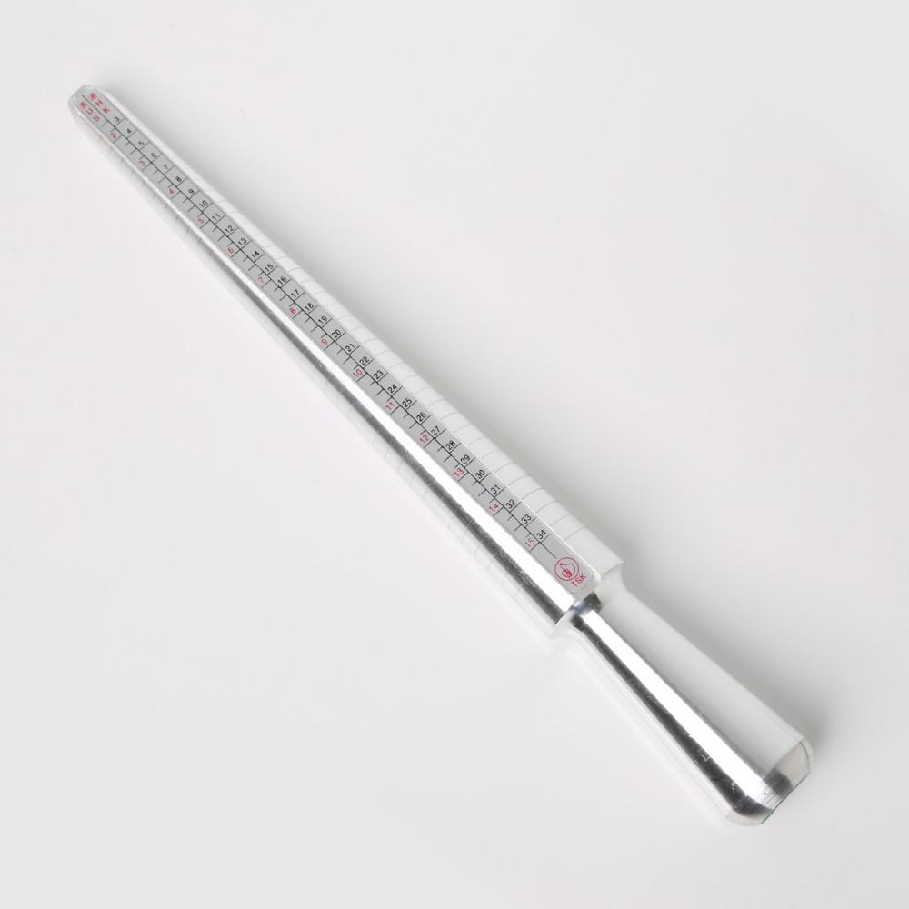 4-in-1 Ring Mandrel: Finger Size Measurement Tool for Ring Sizing Adjustment Correction & Shaping