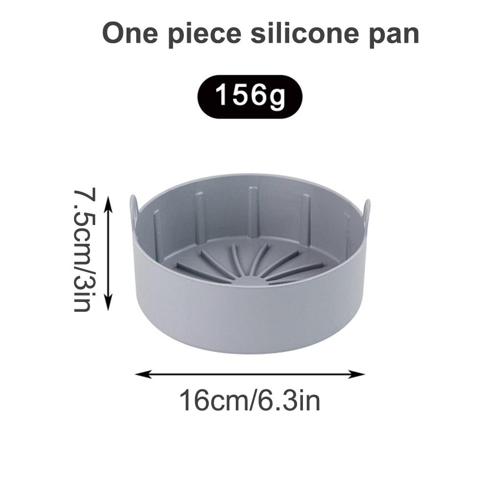 Airfryer Silicone Pot Round Heat Resistant Basket Plate Microwave Oven Liners Replacement Kitchen Cooker Baking Accessories