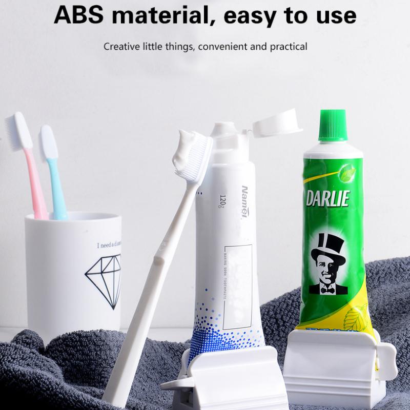 1Pcs Toothpaste Squeezer Toothpaste Rotary Dispenser Holder Multifunctional Plastic Squeezer for Bathroom Accessories
