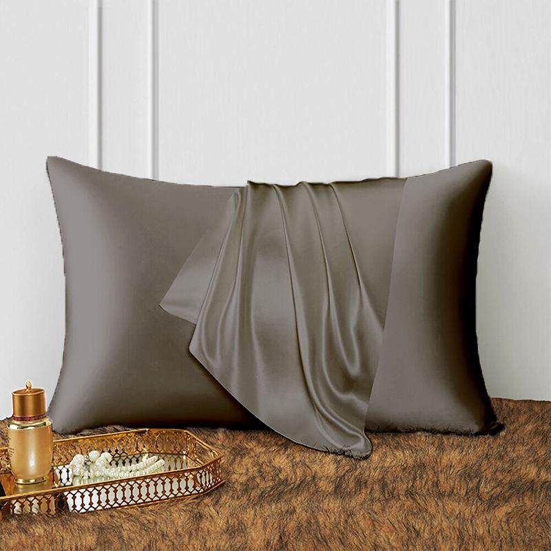 High-End 16 Momme Mulberry Silk Pillowcase, Double-Sided, Solid Colors, Various European & American Sizes