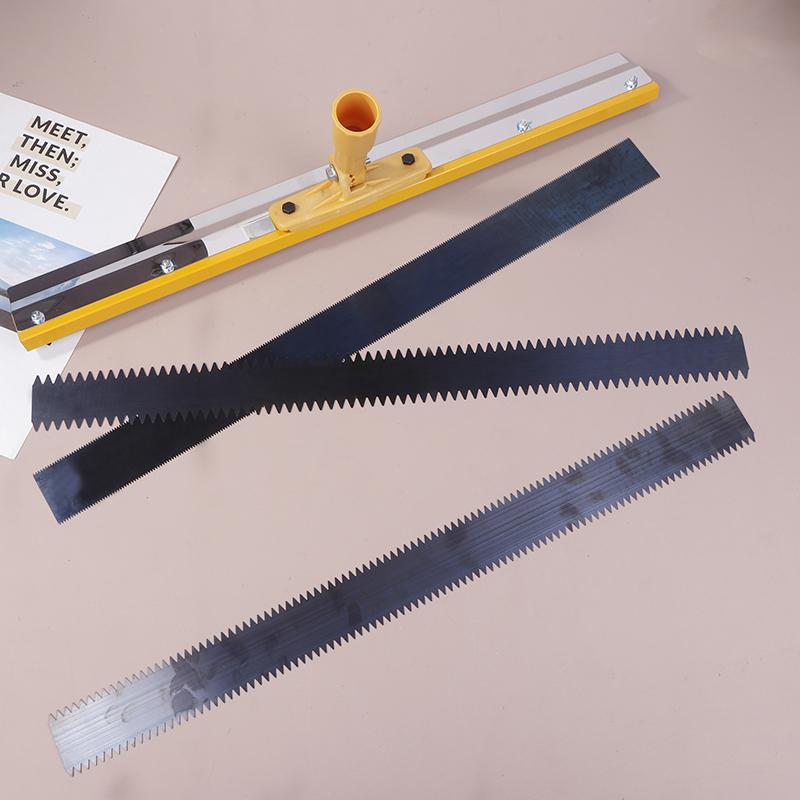 Standing Push Knife  Self-Leveling Scraper Ring Epoxy Floor Base Plate Scraper Tool Tooth Height 2Mm/5Mm/8Mm Tooth Strip