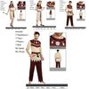Stylish Men Tassel Indian Costume Authentic Native America Halloween Attire