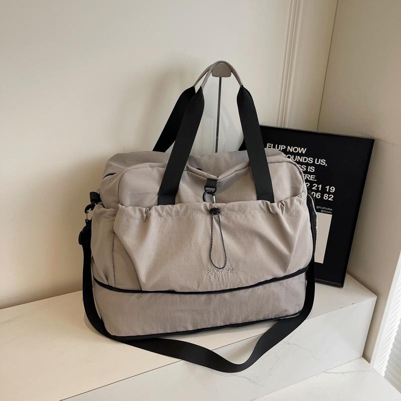 Hand-held Light Travel Bag Breathable Large Capacity Duffel Bag Small Travel One-shoulder Crossbody Storage Bag Gym Bag