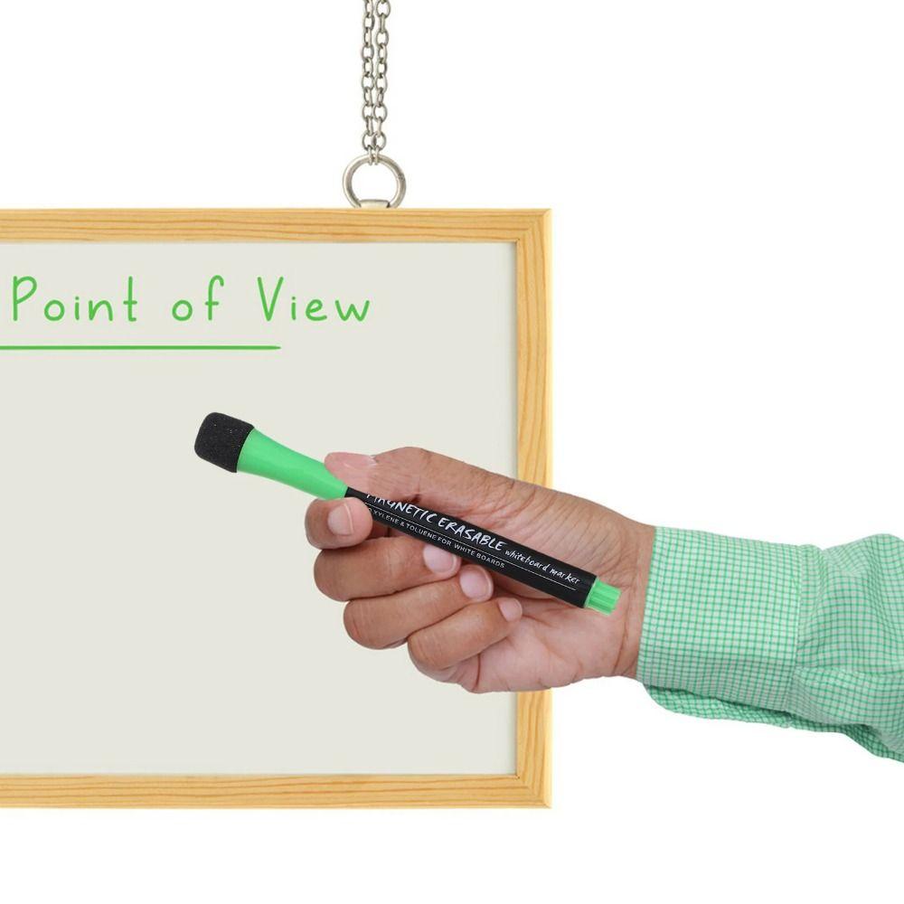 

8 шт. Губчатая головка, цветные маркеры для белой доски, стираемые магнитные маркеры, детские каракули