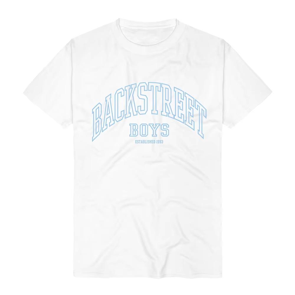 Heißes NTO THE MILLENNIUM T-Shirts Band Backstreet Boys Design T-Shirt Herren Damen Vintage Oberteil Hip Hop Streetwear Übergroßes T-Shirt Kurzarm Freizeitkleidung