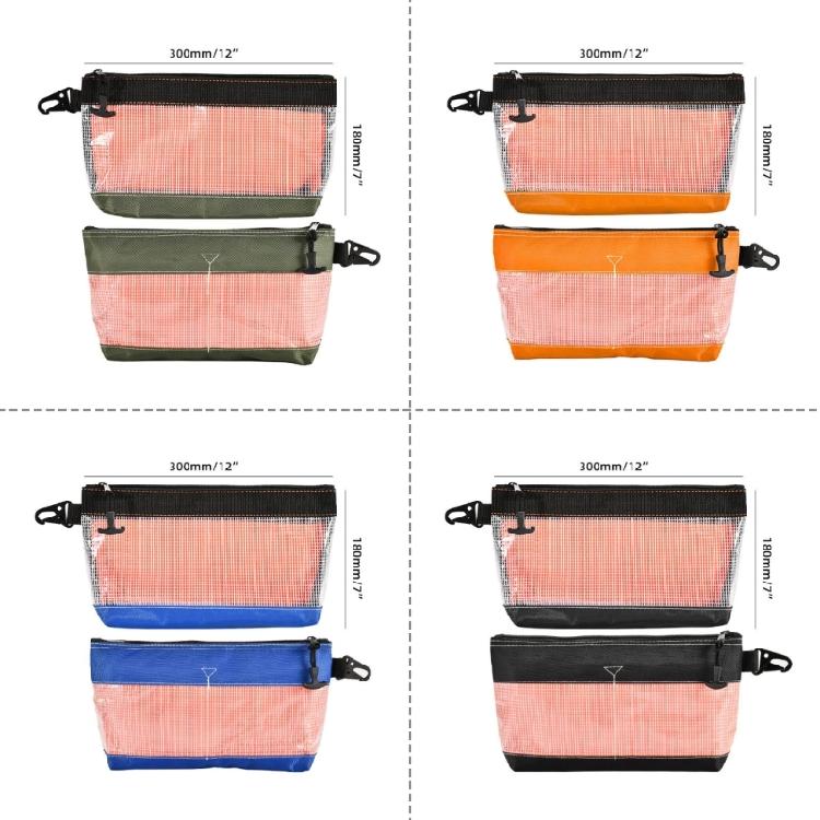 Transparente Antistatische Wasserdichte Werkzeugtasche Strapazierfähiges 1680D Oxford-Gewebe Verstärkter Reißverschluss Für Mechaniker Elektriker