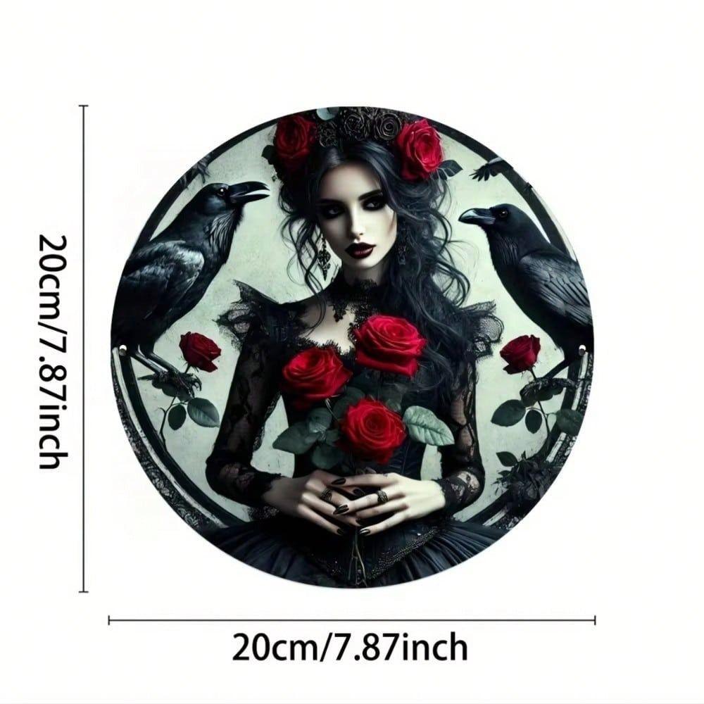 Vintage Metal Tin Sign Wall Art 20x20cm