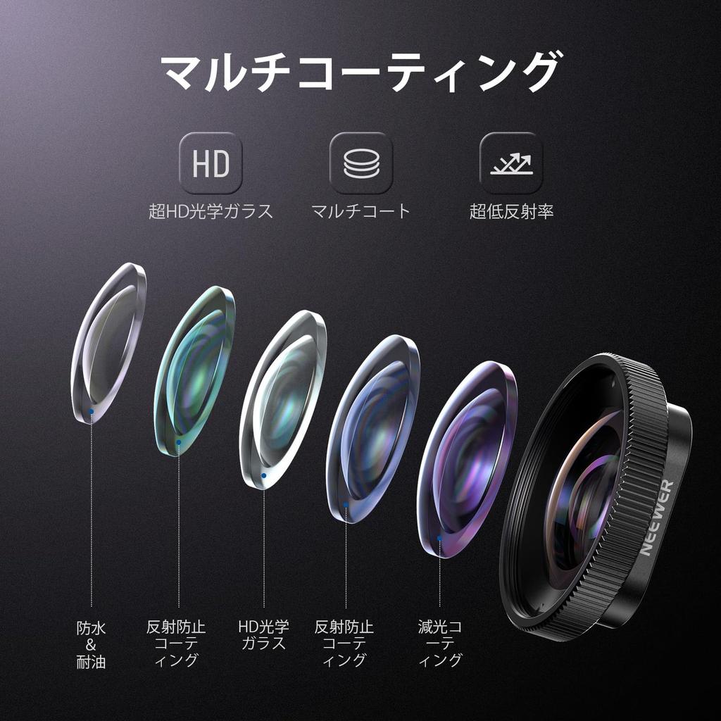 NEEWER 2x Magnification Focal Macro Compatible with GoPro Hero and 9 Action for Macro Not Waterproof LS-65 Lens, 7-10cm Length, Close-up 13, 12, 11,