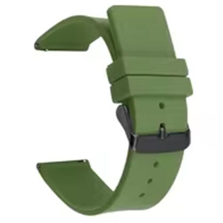 For Garmin Venu 3S Venu 2S Mini Watch Strap Replacement 18 Mm Sports Style Silicone Watchband with Black Buckle