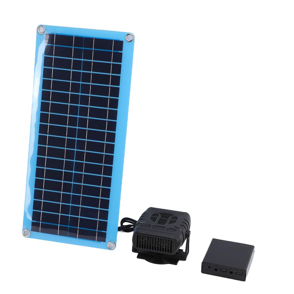 Solar Heater with Monocrystalline Solar Panel 30w Adjustable Solar Powered Heater for Pet House Car