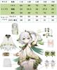 Genshin Cosplay Naheeda Cosplay Costume with Wig Children Kids Smail Shirakusa Joka Genshin Cosplay Genshin impact Naheeda Cosplay Kurakusanari Devi