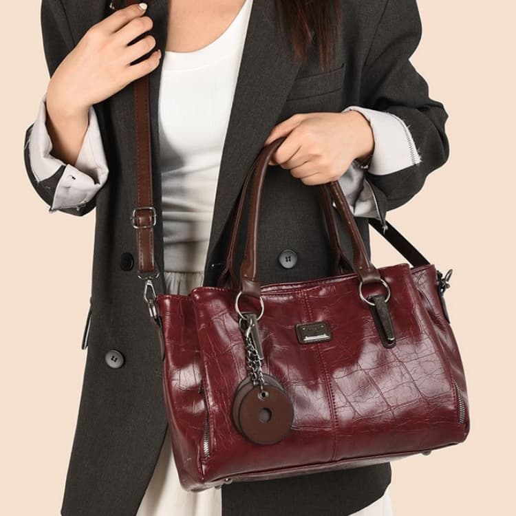Vintage Portable Tote Bag Shoulder Messenger Women's Bag