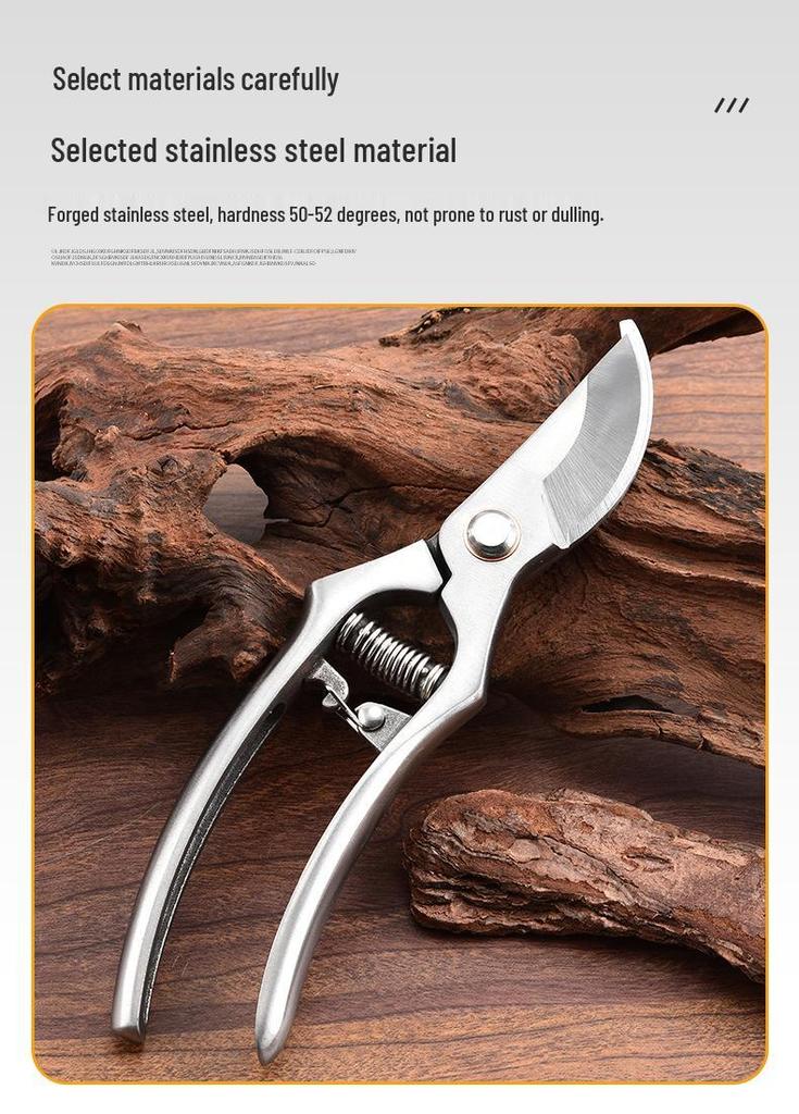 Heavy-Duty Garden Shears for Pruning Trees and Flowers