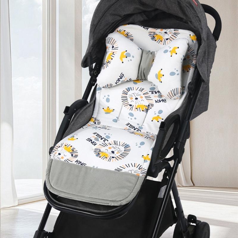 Breathable Pram Seat Pad Mattress Toddlers Newborns Strollers Seat Liner Strollers Pad Baby Pushchair Double Sided Cushion