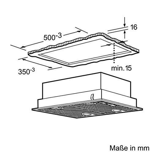 Grup filtrant 650 m3/H - BOSCH DHL555BL - 50 cm - Clasa C 79,8 kWh/an - Evacuare sau recirculare cu filtru de cărbune DH - Metal
