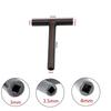 1Pcs T Type Wrench Valve Screw Clearance Adjusting Spanner 3mm 3.5mm 4mm Square Hexagon Wrench For Motorcycle Scooter
