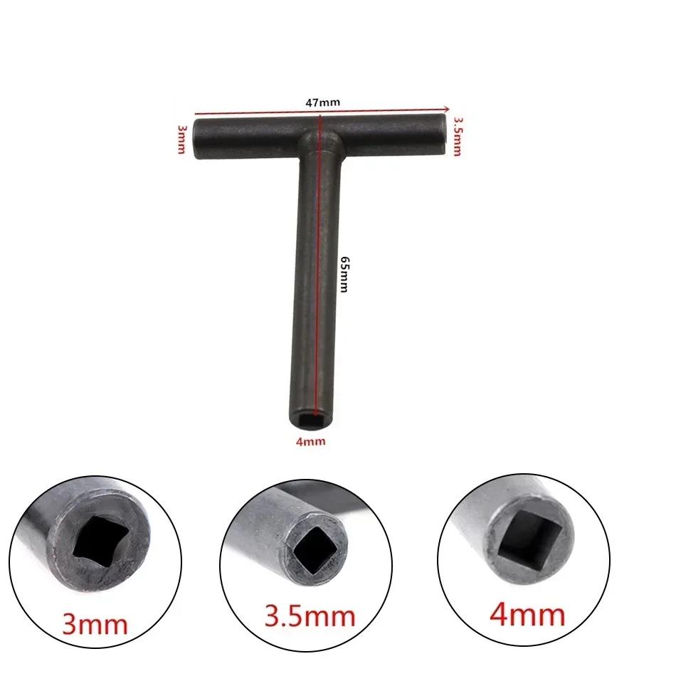 1Pcs T Type Wrench Valve Screw Clearance Adjusting Spanner 3mm 3.5mm 4mm Square Hexagon Wrench For Motorcycle Scooter