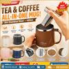 480ml 304 Stainless Steel Insulated Mug With Lid Tea Infuser Drop-Proof Suitable for All Daily Drinking Scenarios