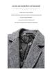 Men's Double-Sided Wool Coat: Thickened, Long-Style, Plus-Size, Autumn and Winter Outerwear