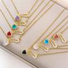 Necklace European and American Love Pin Necklace Female Personality Light Luxury Titanium Steel Collarbone Chain Wind Advanced Sense Niche