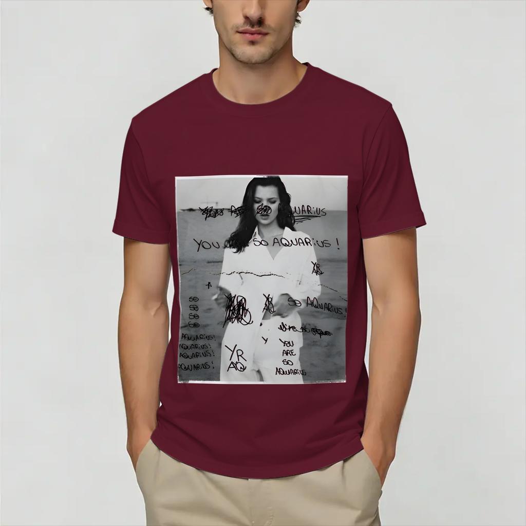 Kate Moss TShirt Beach 100 Cotton T Shirts For Unisex Hip Hop Casual Tee Shirt ShortSleeved Y2K Casual Tops