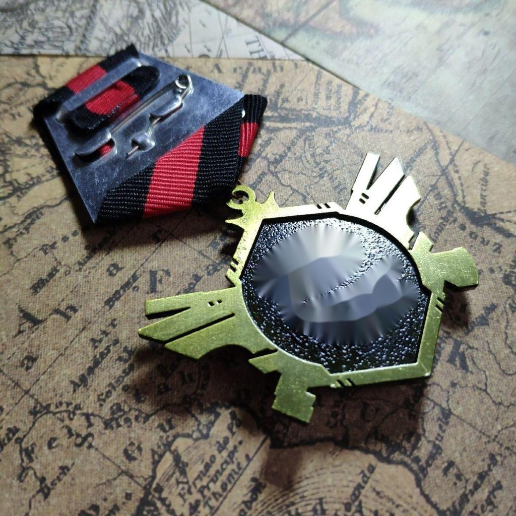 Fictional Diy A Very New Medal Soviet Infantry Medal Of Honor Red And Black Striped Hanging Plate With Double Layer Zinc Alloy Die Casting