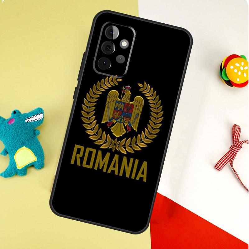 Romania Flag Case For Samsung Galaxy A54 A34 A24 A14 A12 A22 A32 A42 A52 A72 A52S A51 A71 A13 A53 Cover