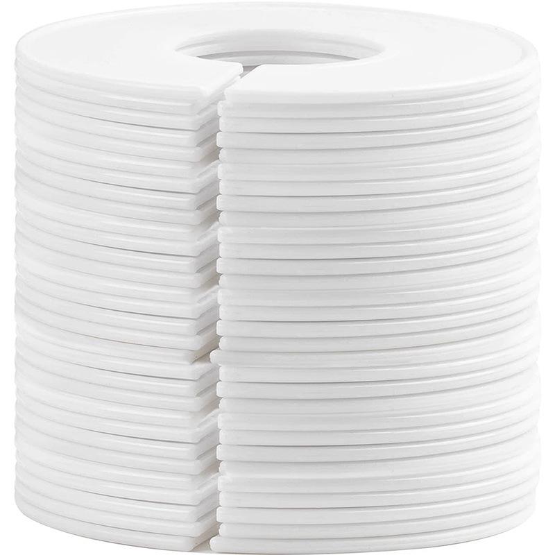 Double-Sided Baby Size Closet Dividers, Plastic, 9cm Outer, 4cm Inner Diameter