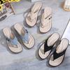 2026 Summer Shoes Women Sandals Flat Holiday Brand Ladies Sandals Bohemia Style Black Blue Big Size 42