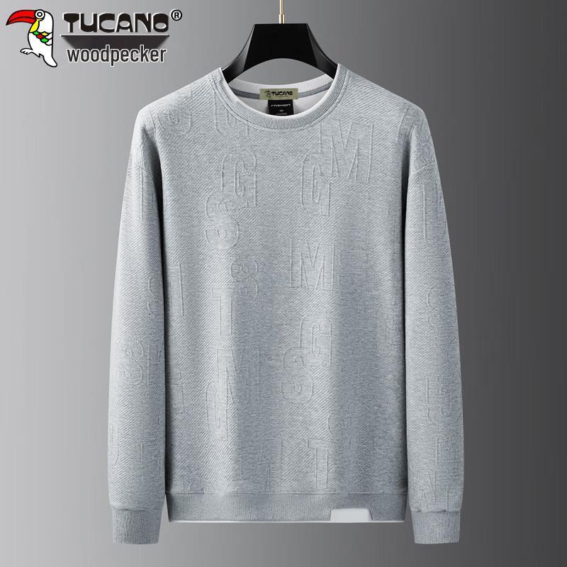 Tucano Men's Faux Two-Piece Round Neck Sweatshirt