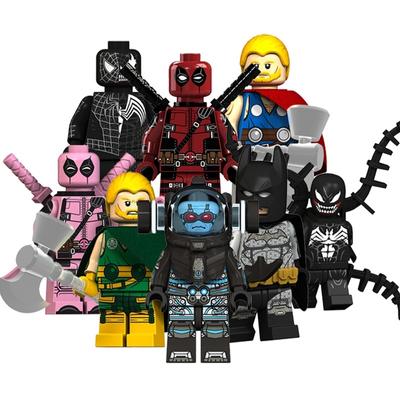 Pink Deadpool Minifigures Lego Venom Batman Blocks Toys