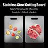 3pcs Premium Stainless Steel Cutting Board Set - Durable, Easy To Clean, Rust-Resistant, BPA-Free, Space-Saving Kitchen Ready for Food Preparation