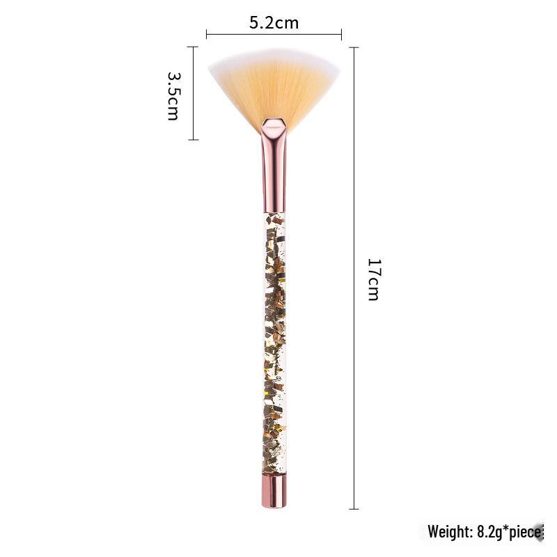 Crystal Sand Makeup Brush Set: Concealer & Eyeshadow Brushes