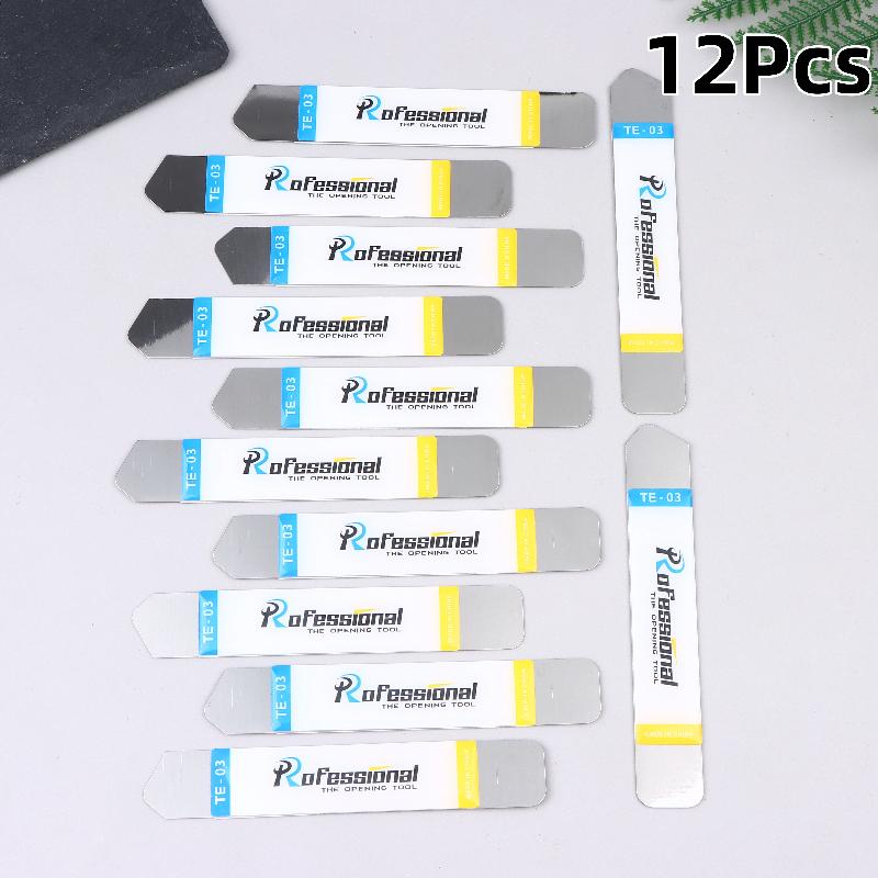12/24 Pcs Ultra Thin Pry Tools Stainless Steel Blade Soft Phone Tablet Screen Battery Opening Set for Phone Openers