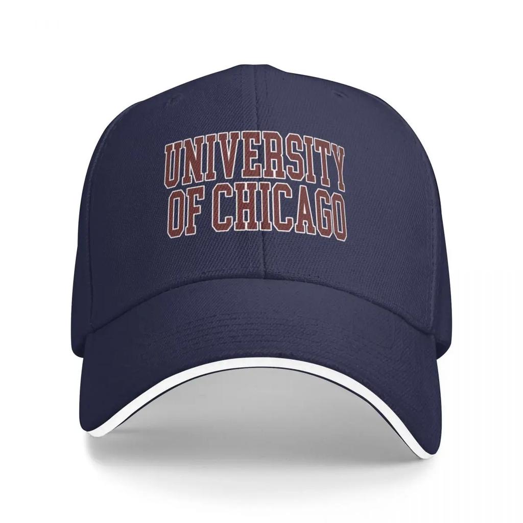 University of Chicago Baseball Cap Hip Hop Beach Outing Gentleman Hat Bobble Hat Golf Unisex Women's