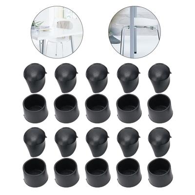Durable Rubber Chair Ferrules, 20pcs Anti Scratch Floor Protector, Table Feet Leg Cap End, Noise Reduction And Floor Protection