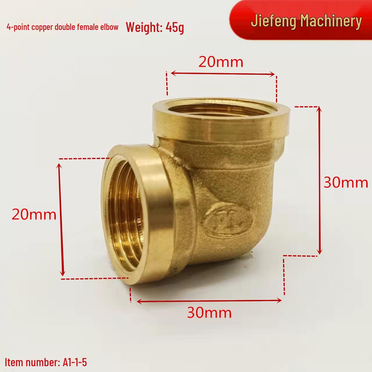 

4-точечный медный тройник-угольник с внутренней/наружной резьбой для водопровода и фитинги для труб